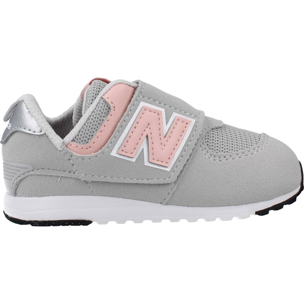 NEW BALANCE NEW- B HOOK & LOOP en color GRIS (4)