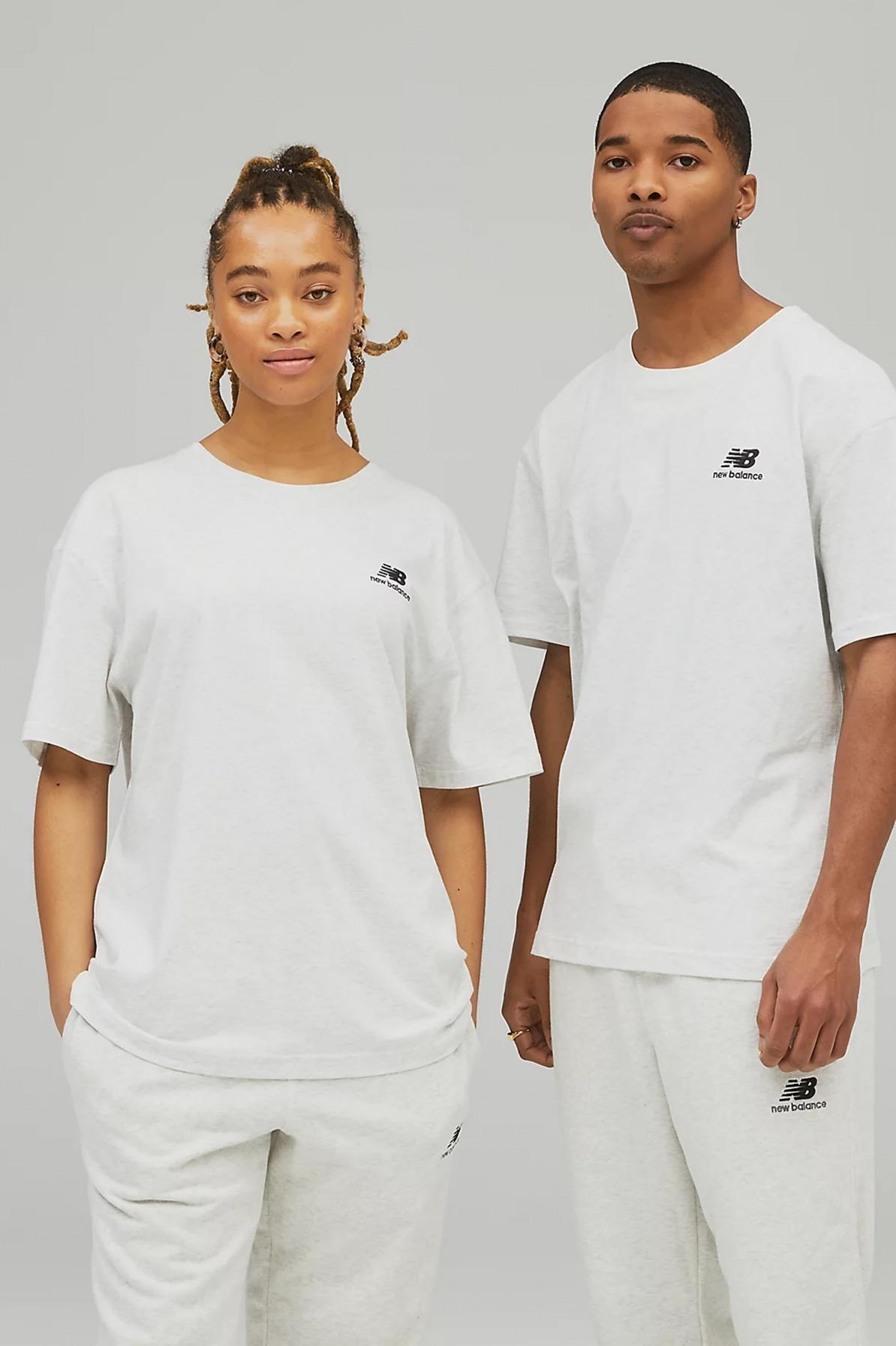NEW BALANCE UNI-SSENTIALS COTTON en color BLANCO (4)