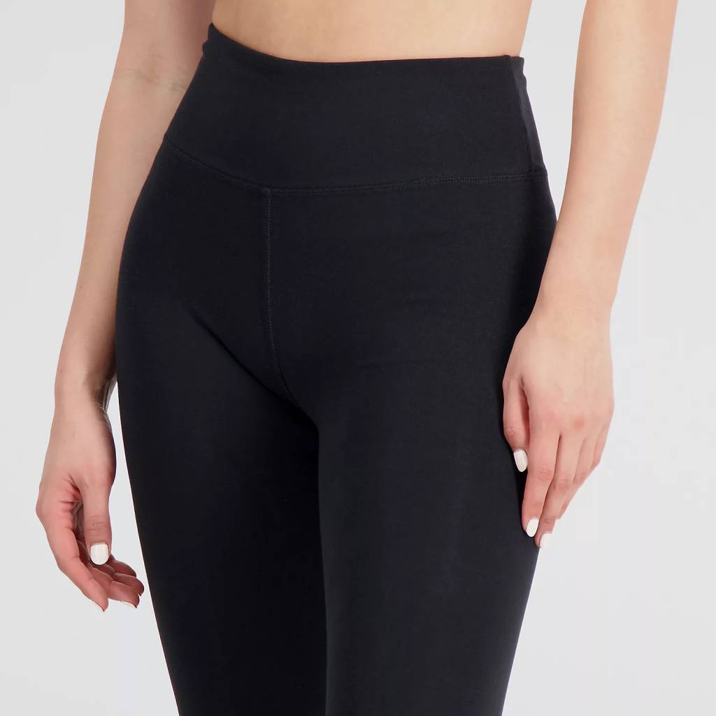 NEW BALANCE ESSENTIALS COTTON SPANDEX TIGHT en color NEGRO (7)