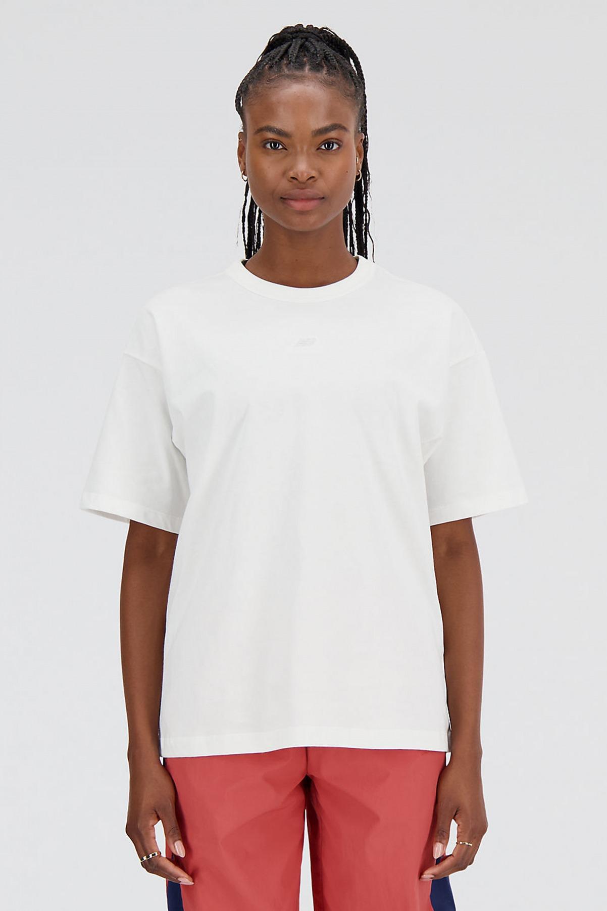 NEW BALANCE ATHLETICS OVERSIZED T-SHIRT en color BLANCO (1)