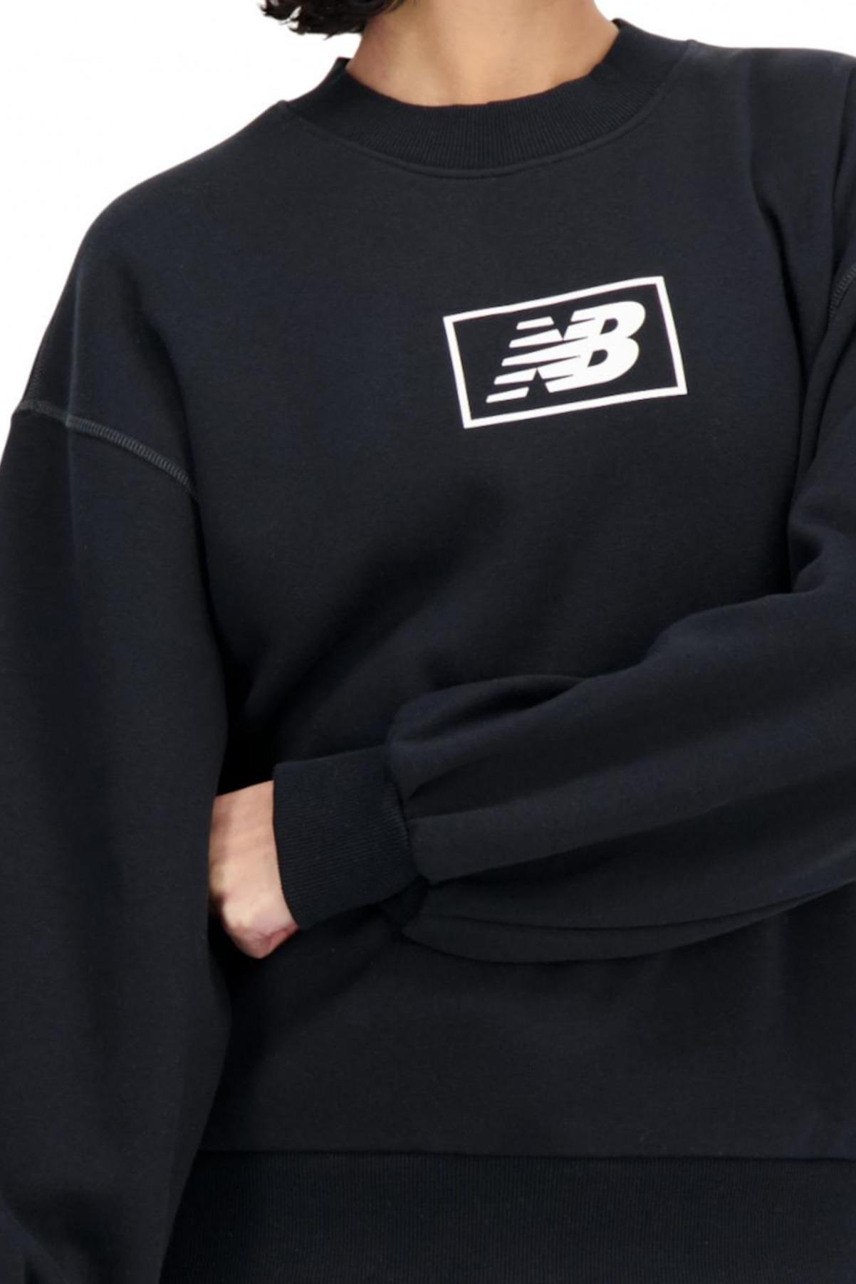 NEW BALANCE ESSENTIALS BRUSHED BACK en color NEGRO (4)