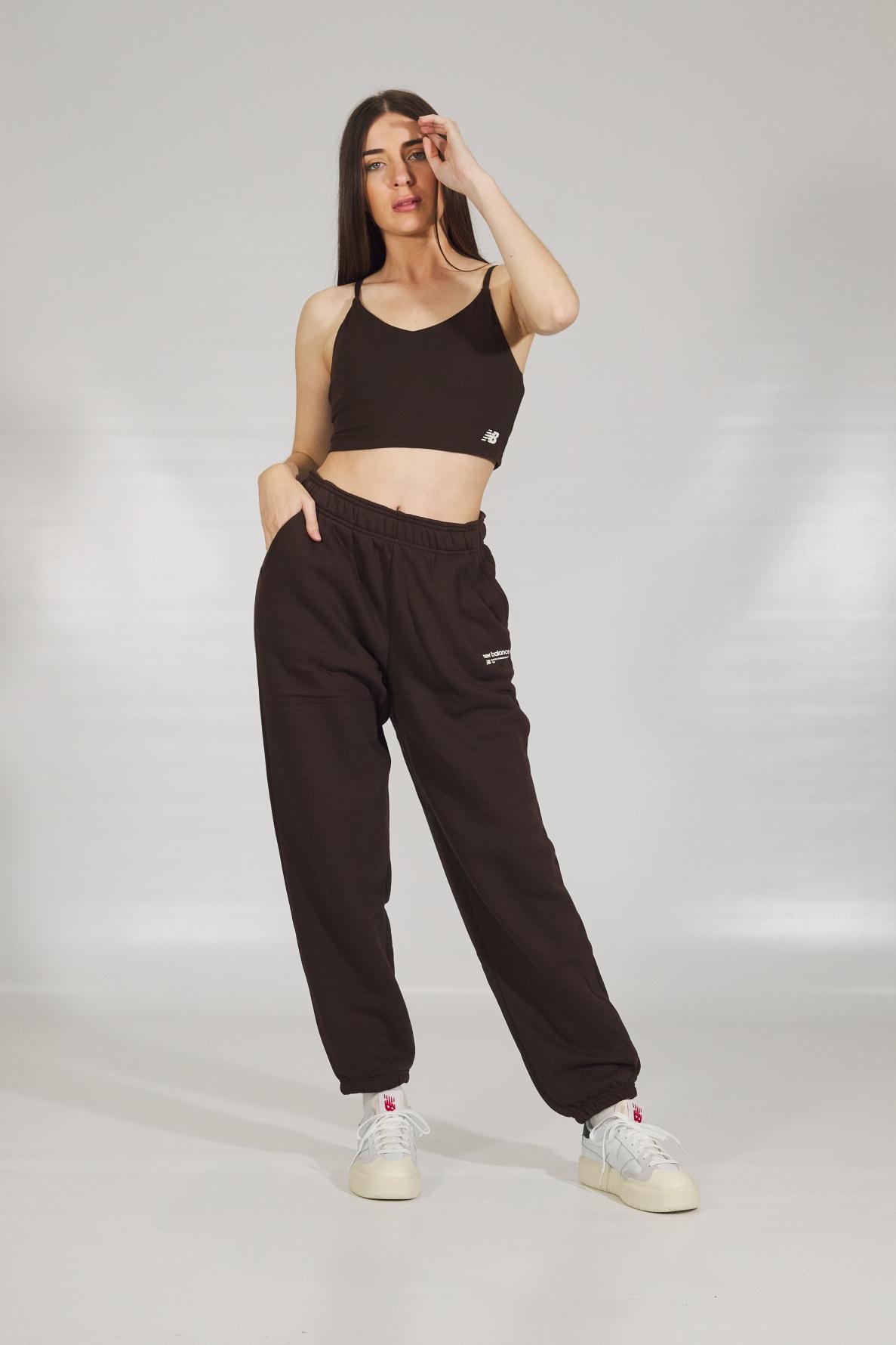 NEW BALANCE LINEAR HERITAGE SOFT BRA TO en color MARRON (4)
