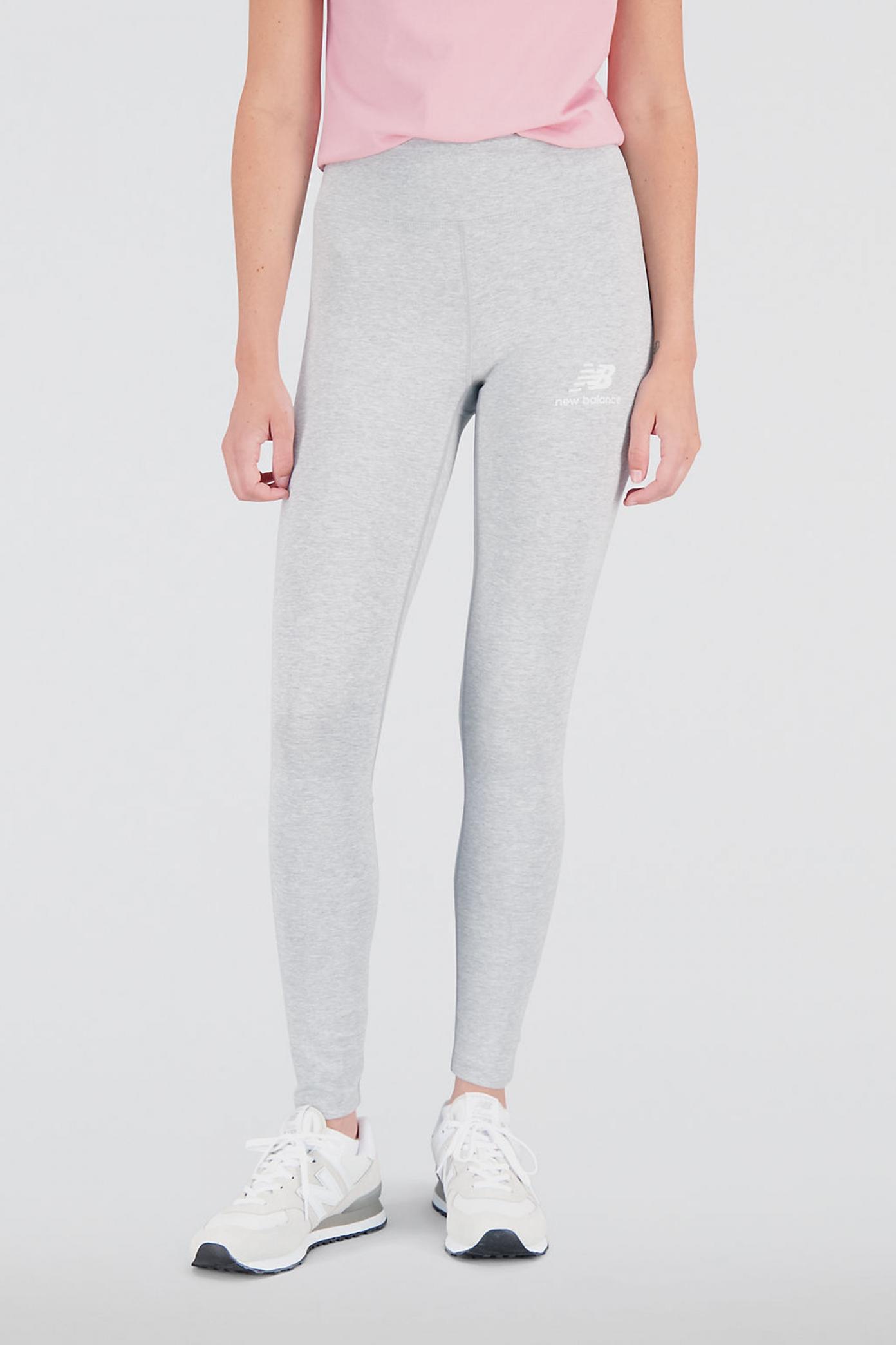 NEW BALANCE COTTON HIGH RISE LEGGING en color GRIS (1)