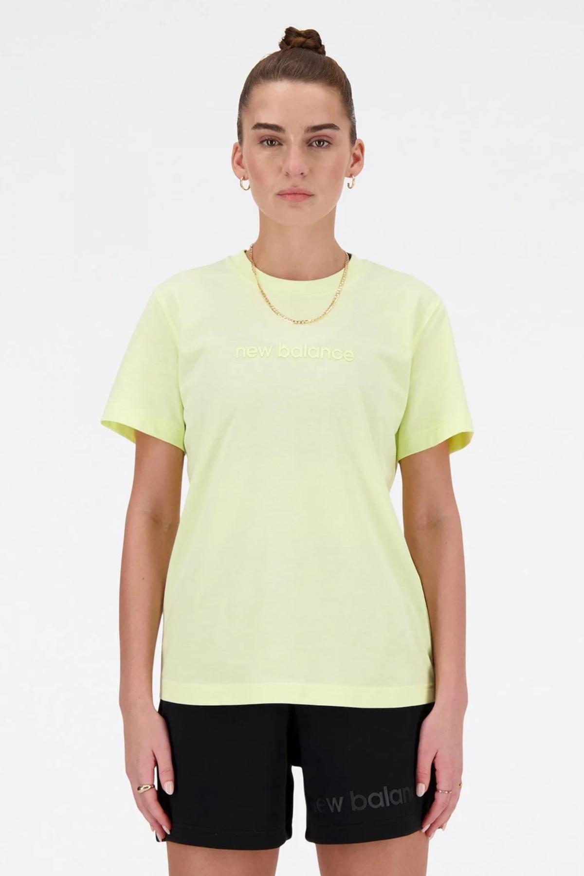 NEW BALANCE HYPER DENSITY JERSEY T-SHIRT en color AMARILLO (1)