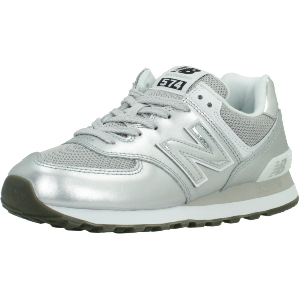 NEW BALANCE W DEPORTIVO en color PLATA (1)