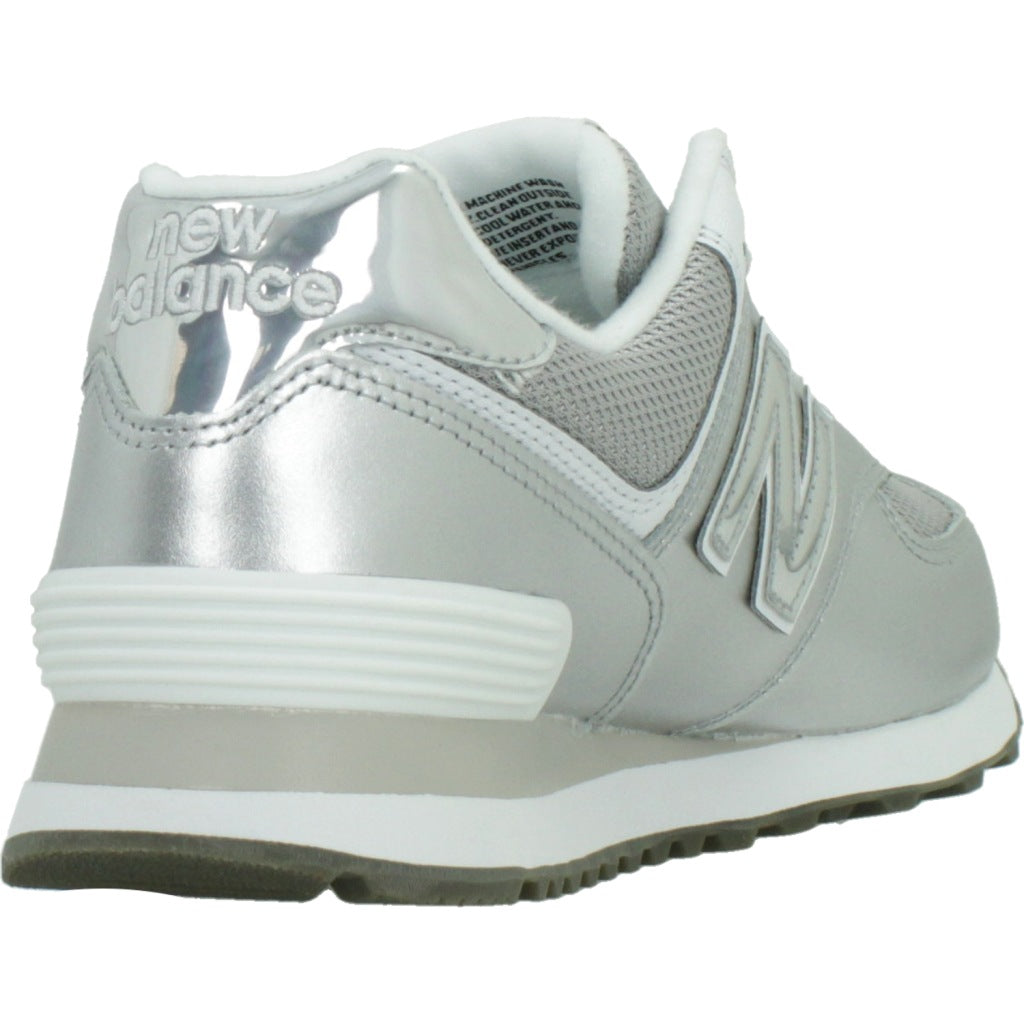 NEW BALANCE W DEPORTIVO en color PLATA (3)