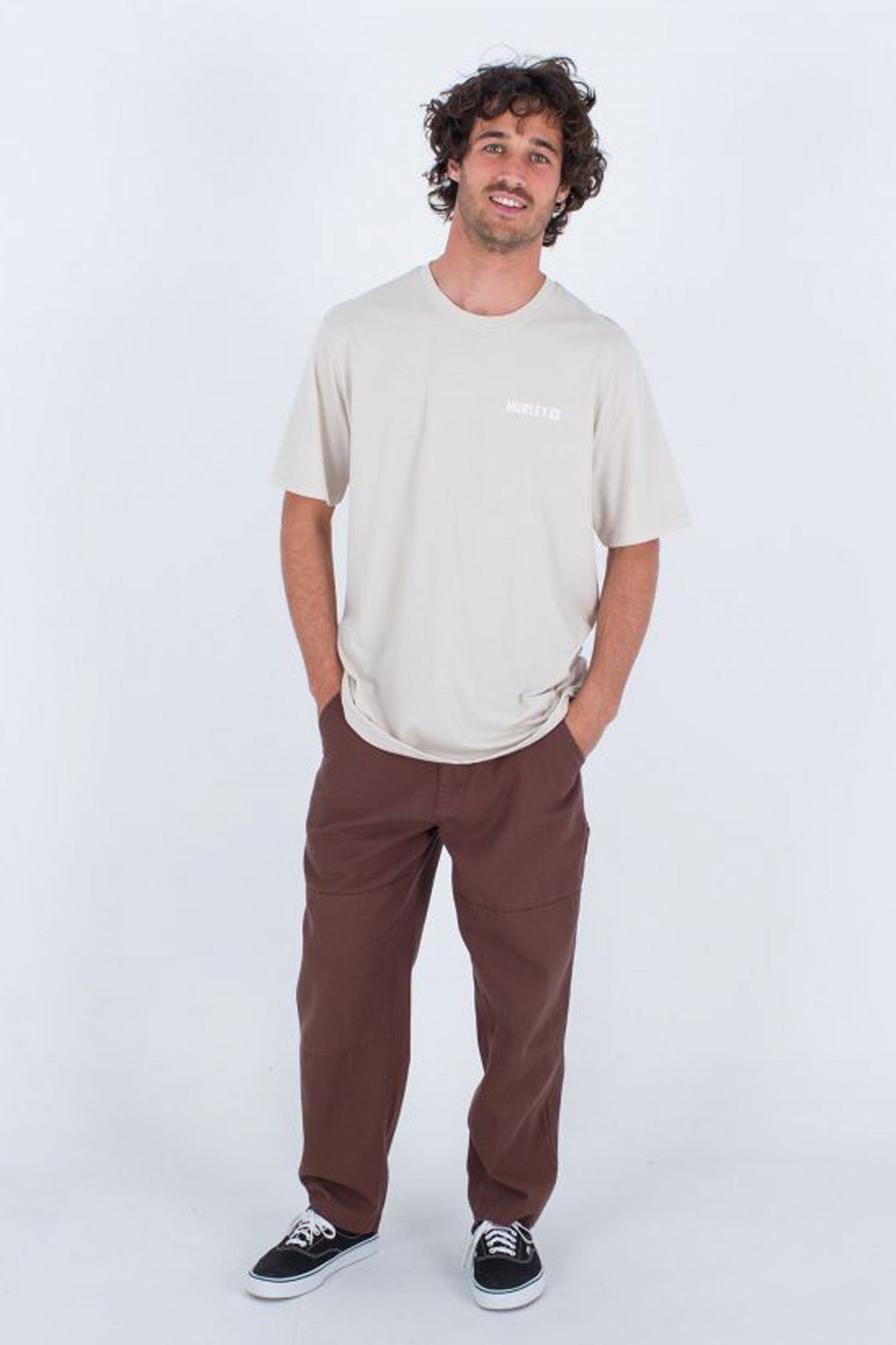 HURLEY INDUSTRY RELAXED PANT en color MARRON (1)