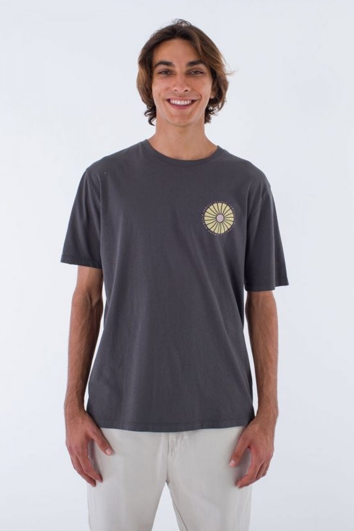 HURLEY EVD NATURALS SS TEE en color GRIS (1)