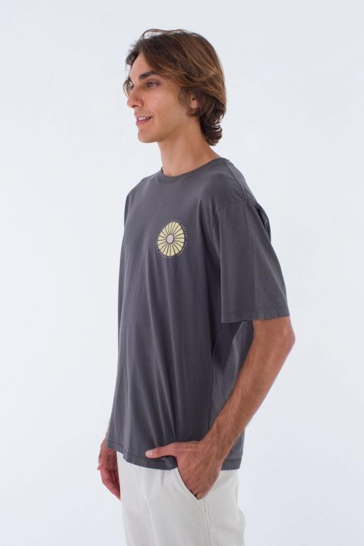 HURLEY EVD NATURALS SS TEE en color GRIS (2)