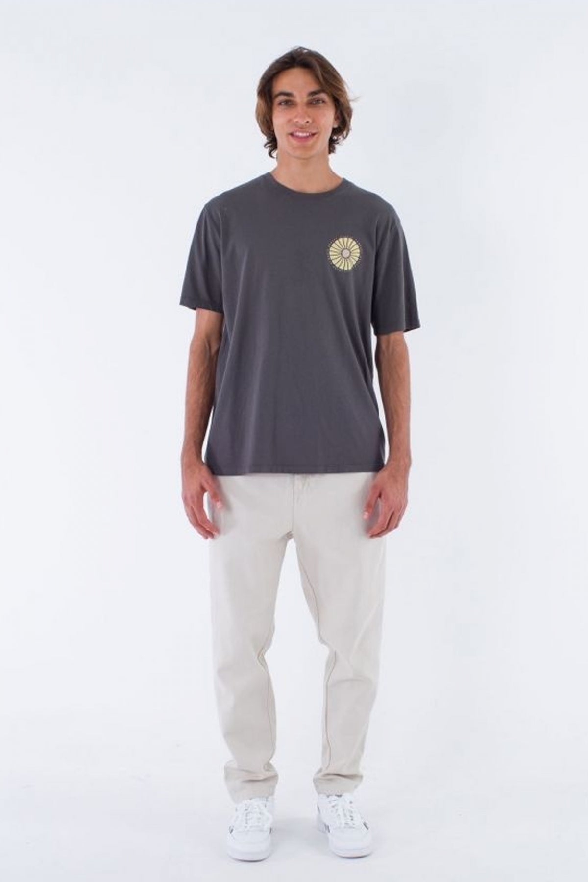 HURLEY EVD NATURALS SS TEE en color GRIS (4)