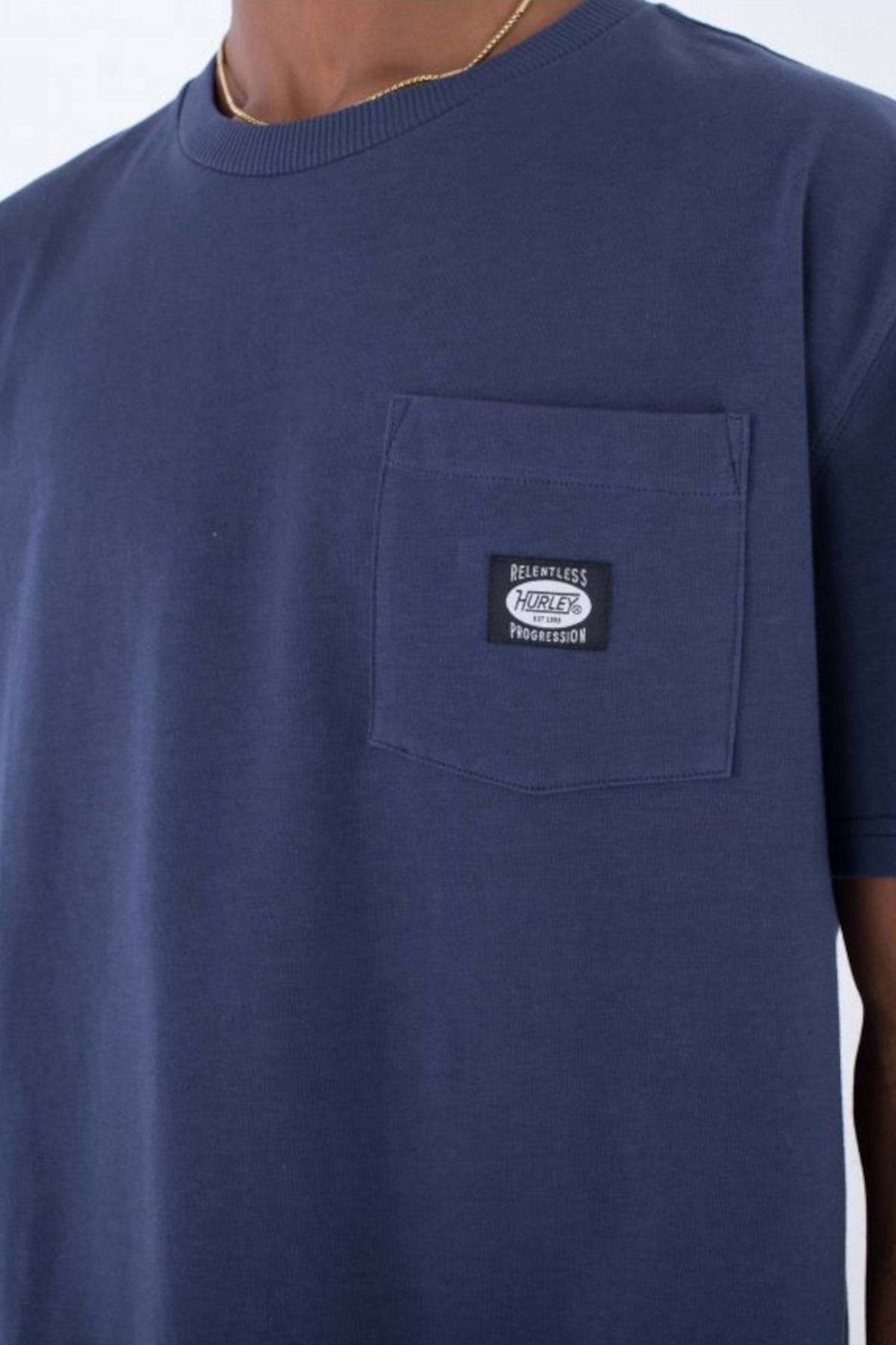 HURLEY SUPPLY HEAVYWEIGHT TEE en color AZUL (2)