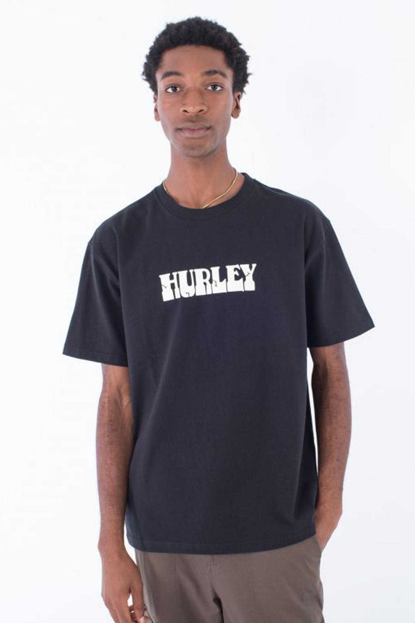 HURLEY WORM TEE en color NEGRO (1)