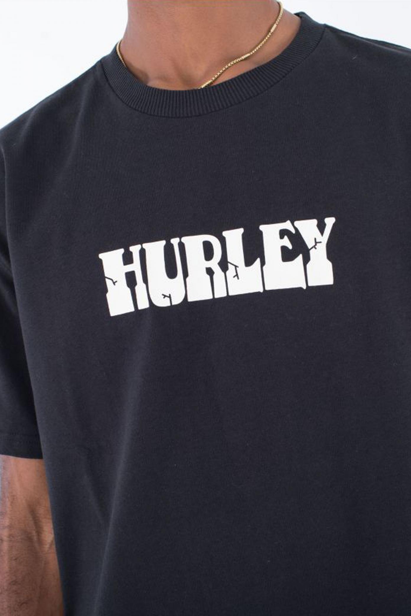 HURLEY WORM TEE en color NEGRO (4)