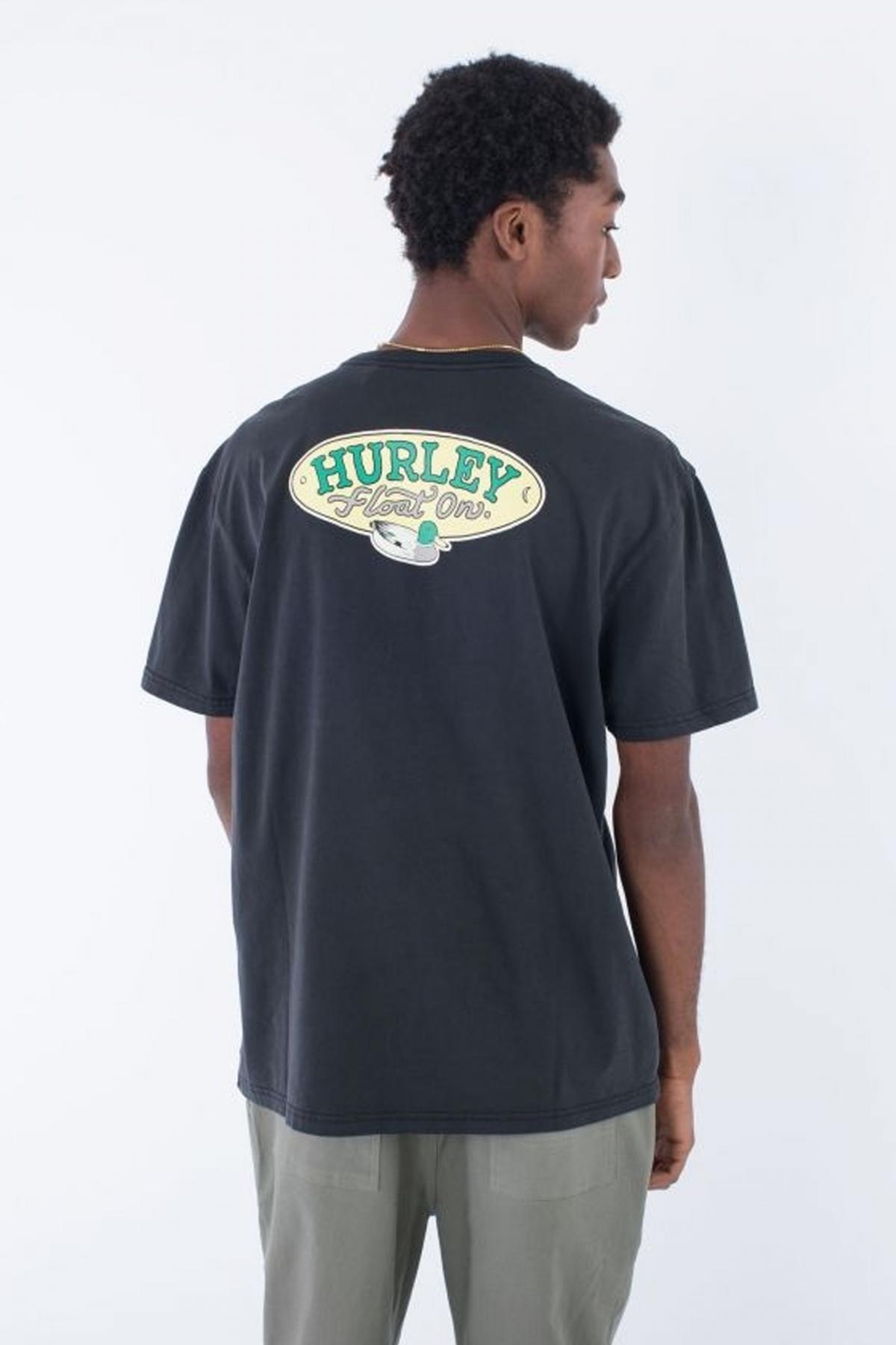 HURLEY ORGANIC ADP FLOAT TEE en color NEGRO (3)