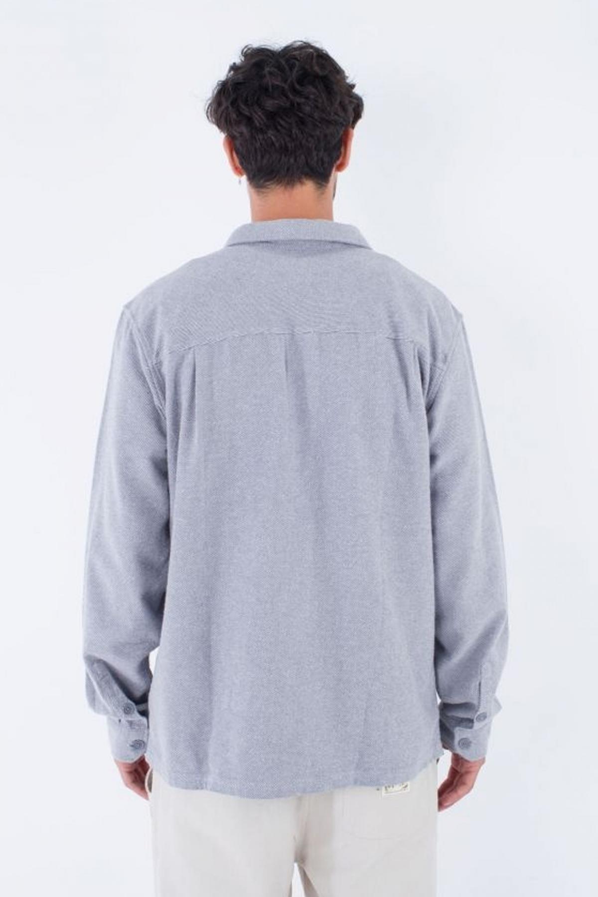 HURLEY SANTA CRUZ TWILL FLANNEL en color GRIS (3)