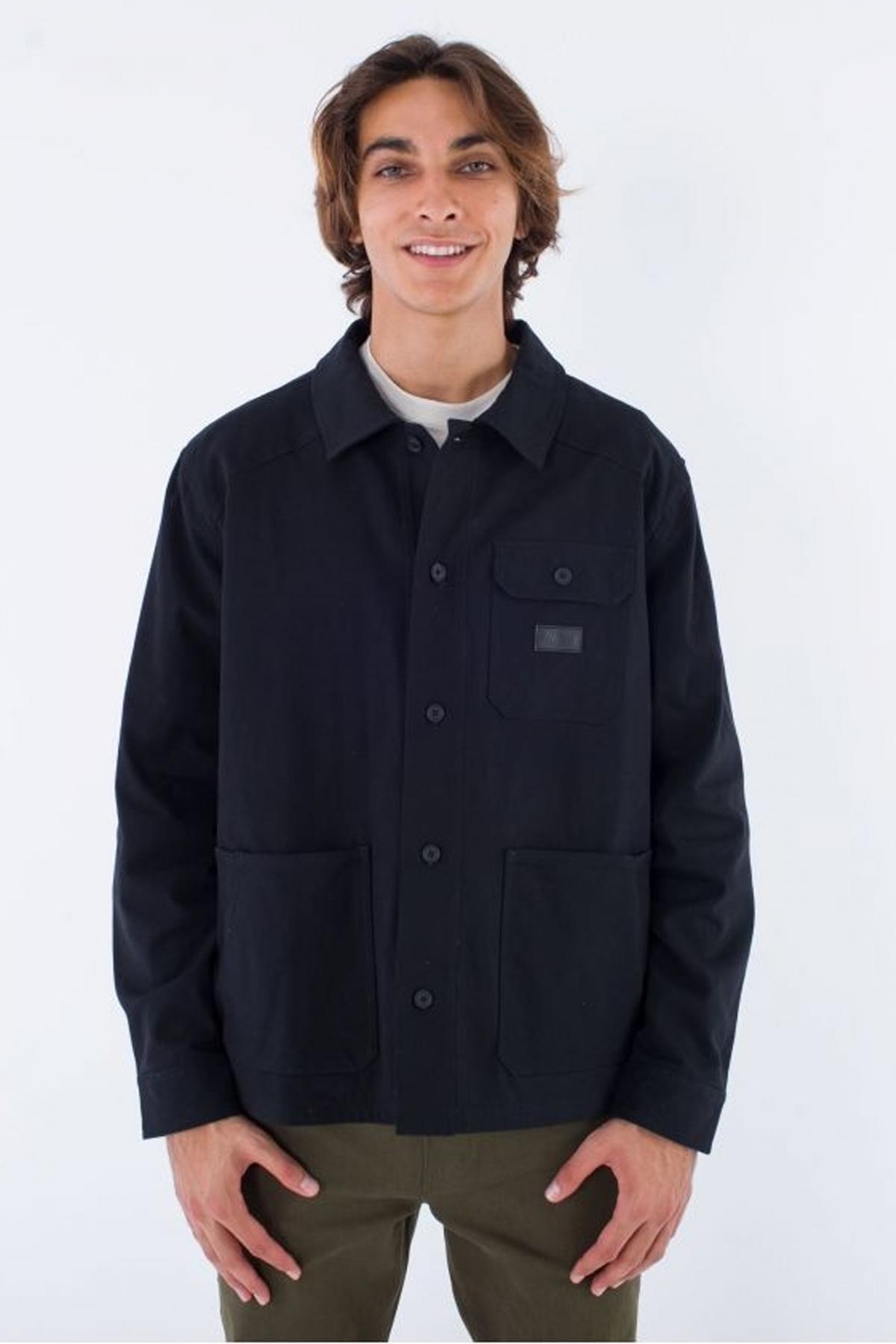 HURLEY BIXBY FLANNEL LINED CANV en color NEGRO (1)