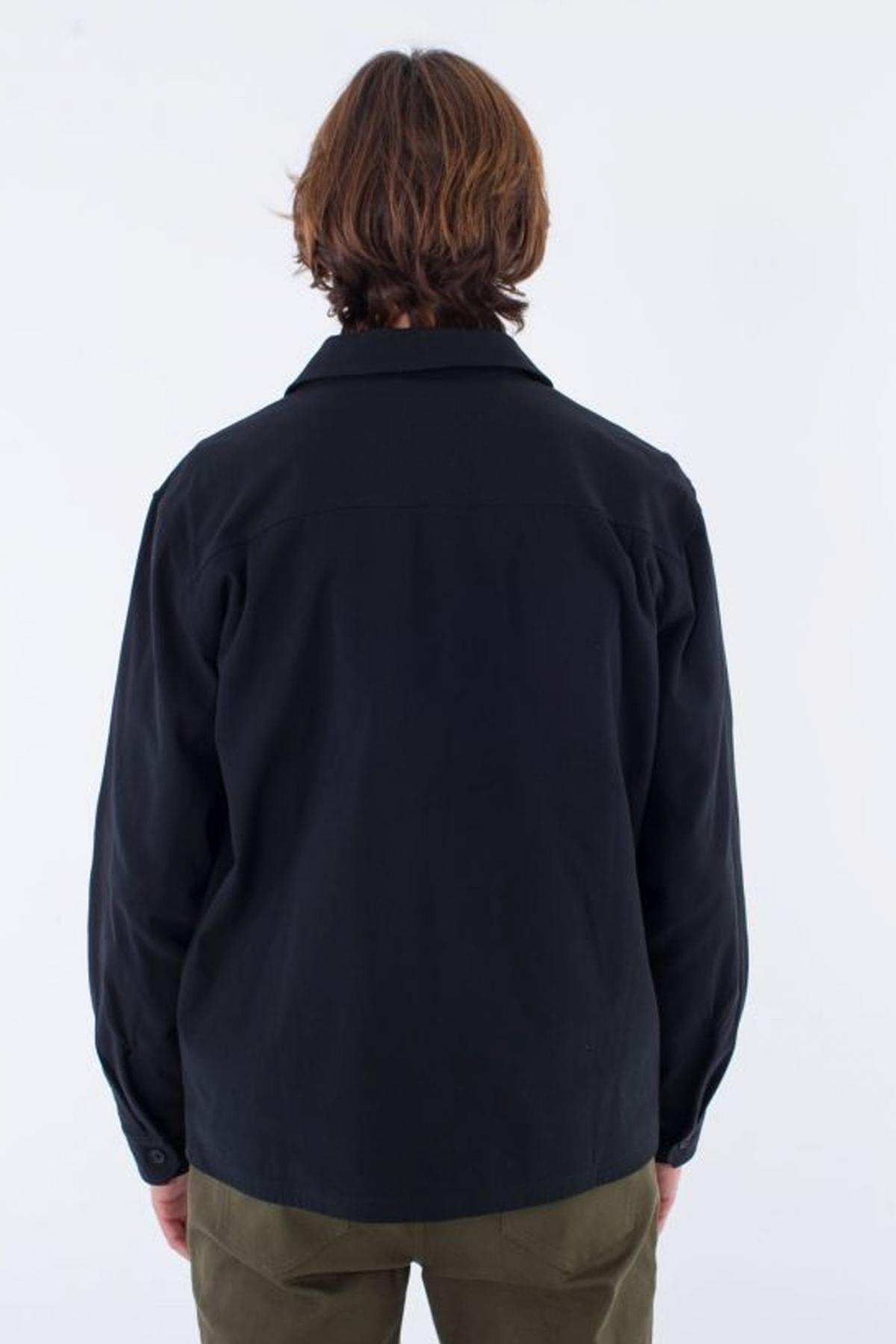 HURLEY BIXBY FLANNEL LINED CANV en color NEGRO (3)