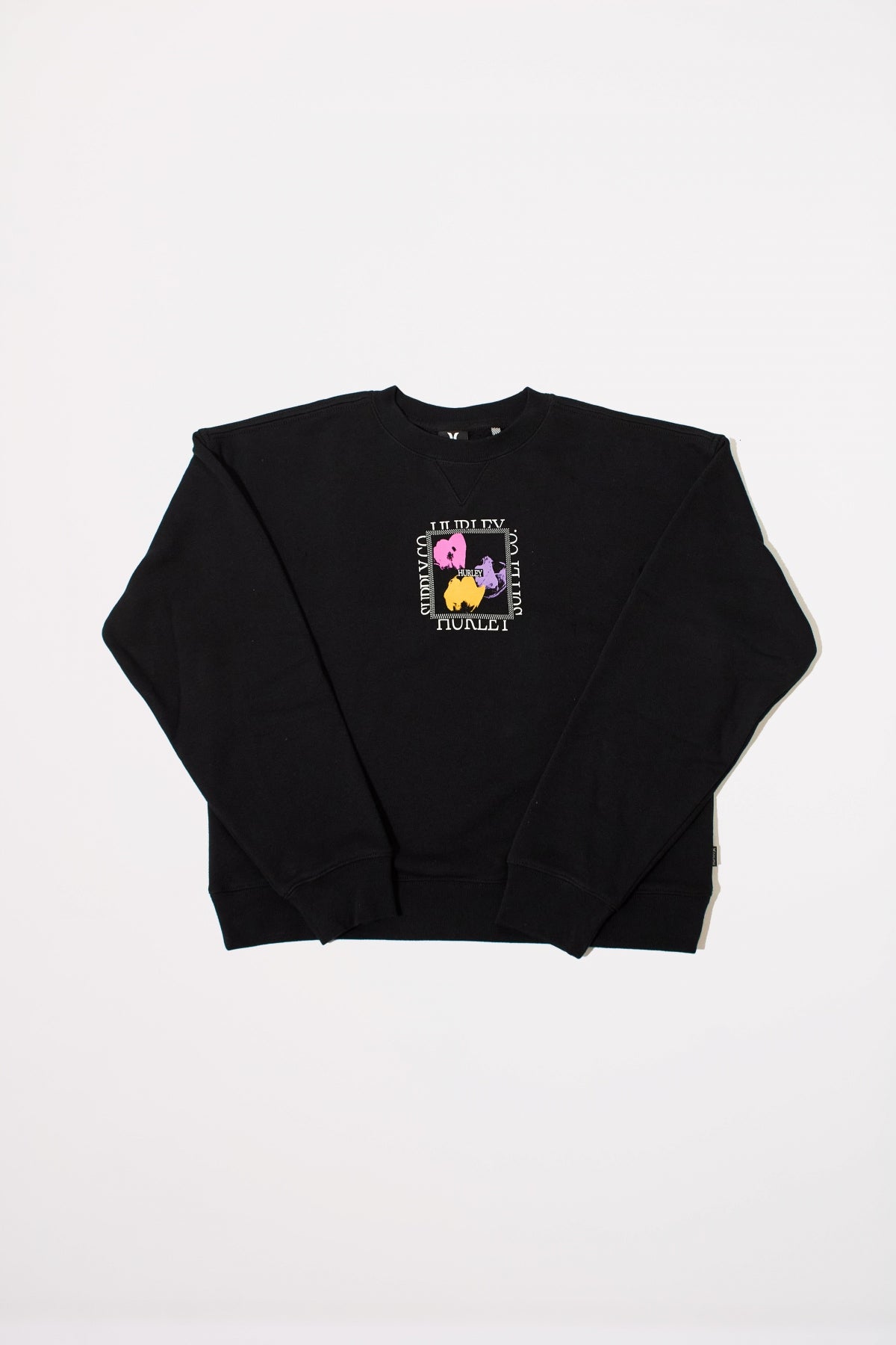 HURLEY MONO CREW en color NEGRO (1)