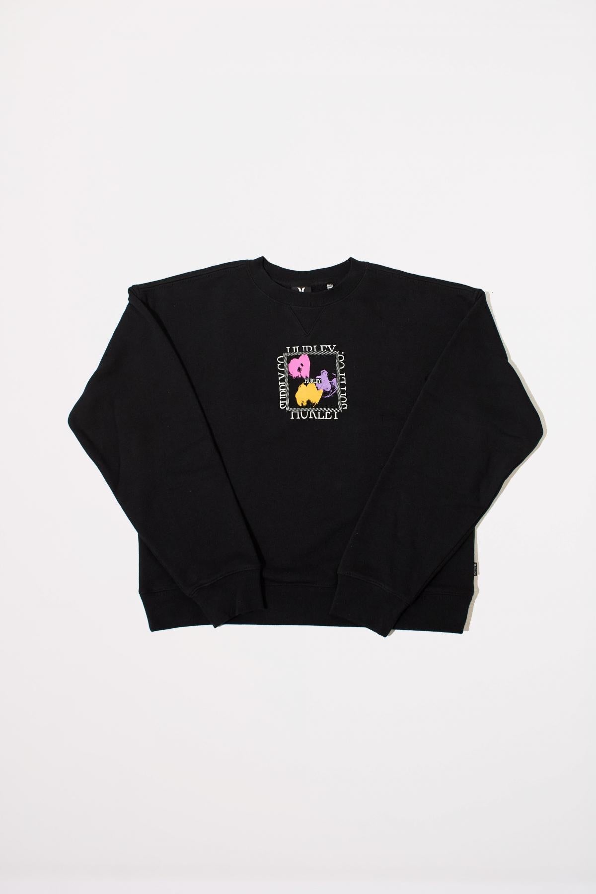 HURLEY MONO CREW en color NEGRO (1)