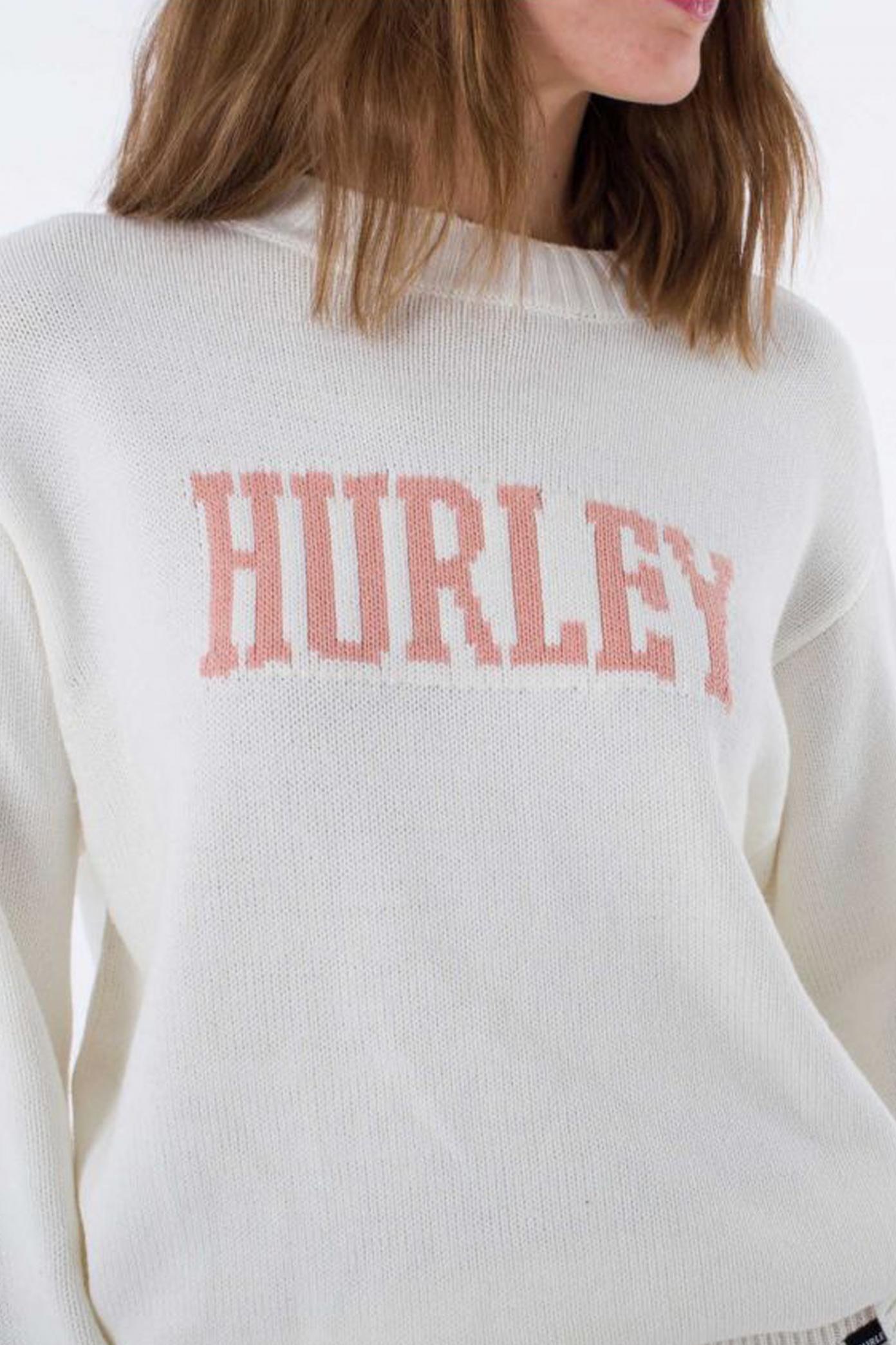 HURLEY HYGGE CREW KNIT en color BLANCO (2)