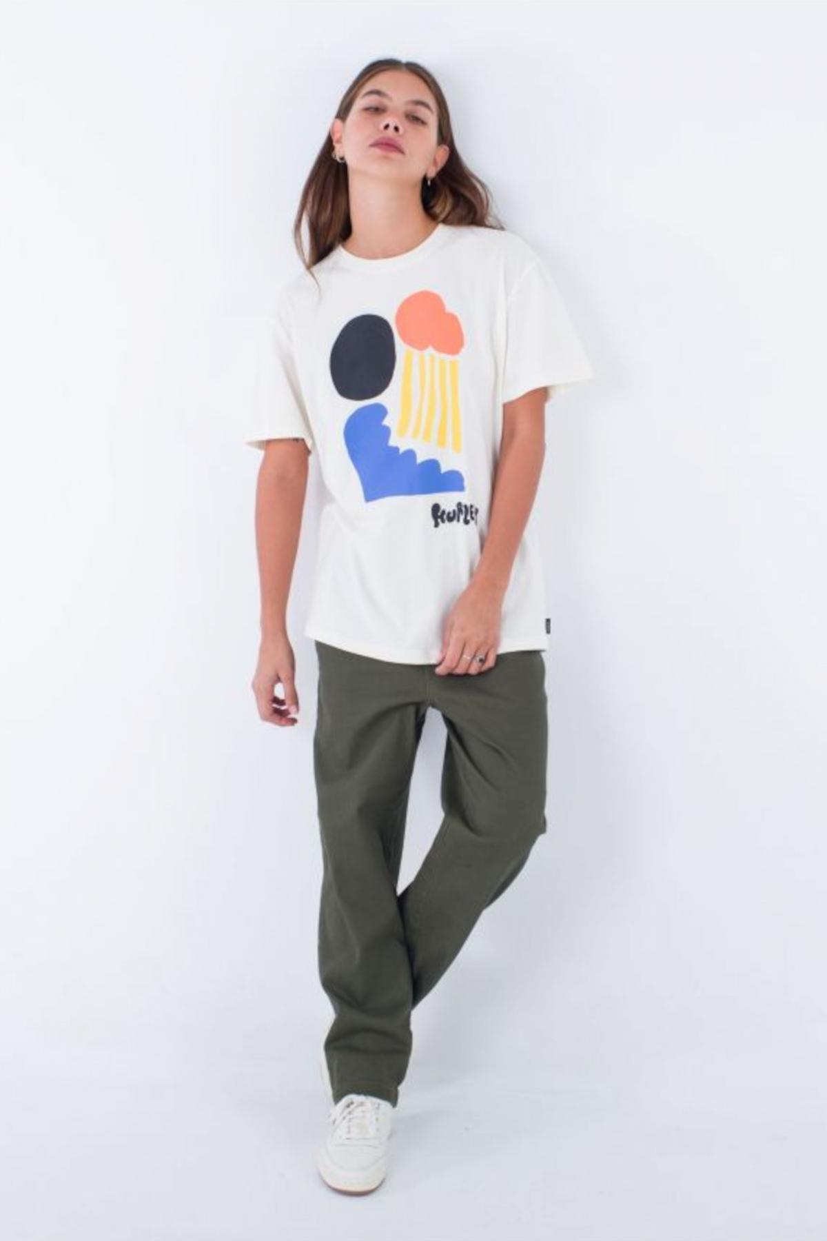 HURLEY YOKO SUN TEE en color BLANCO (4)