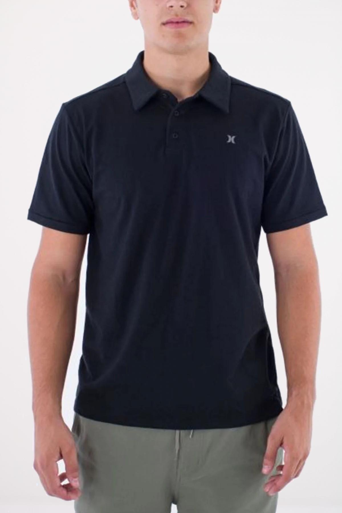 HURLEY ICON SLUB POLO SS en color AZUL (1)