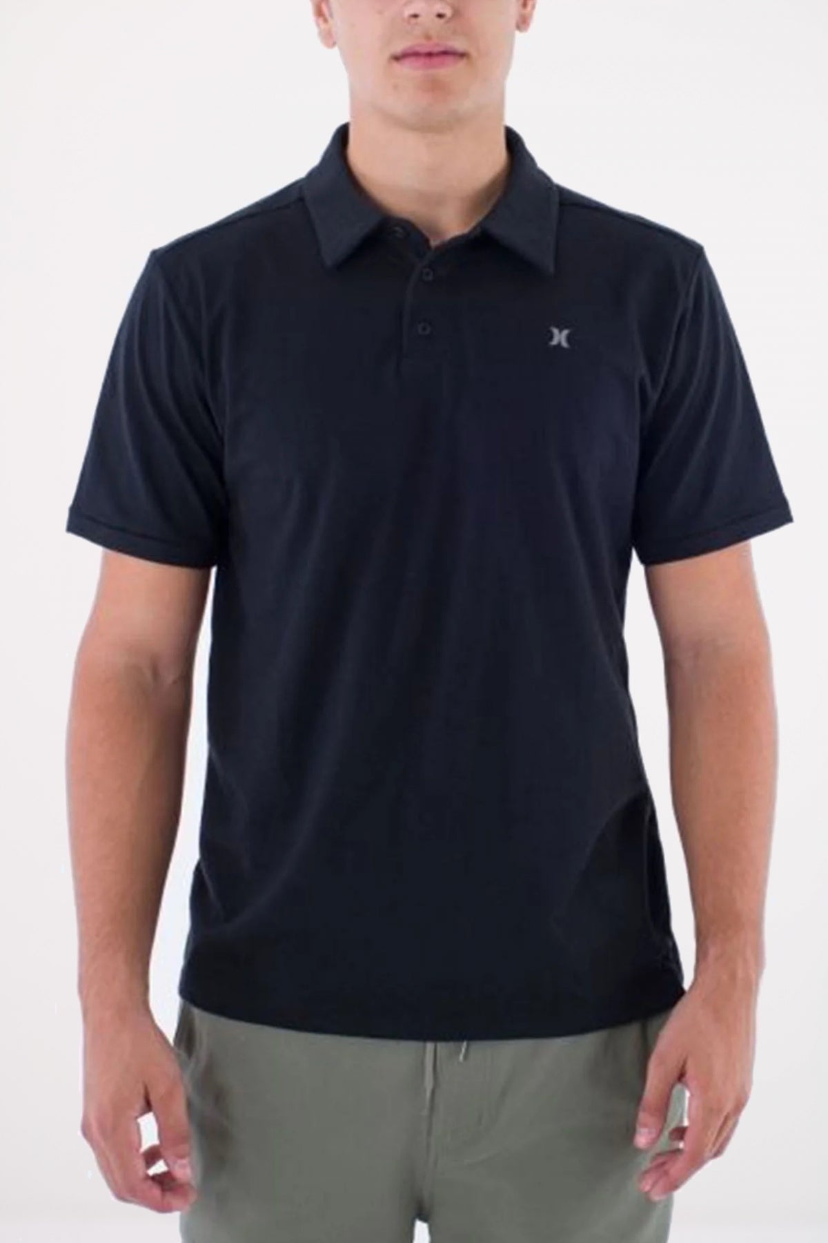 HURLEY ICON SLUB POLO SS en color AZUL (1)