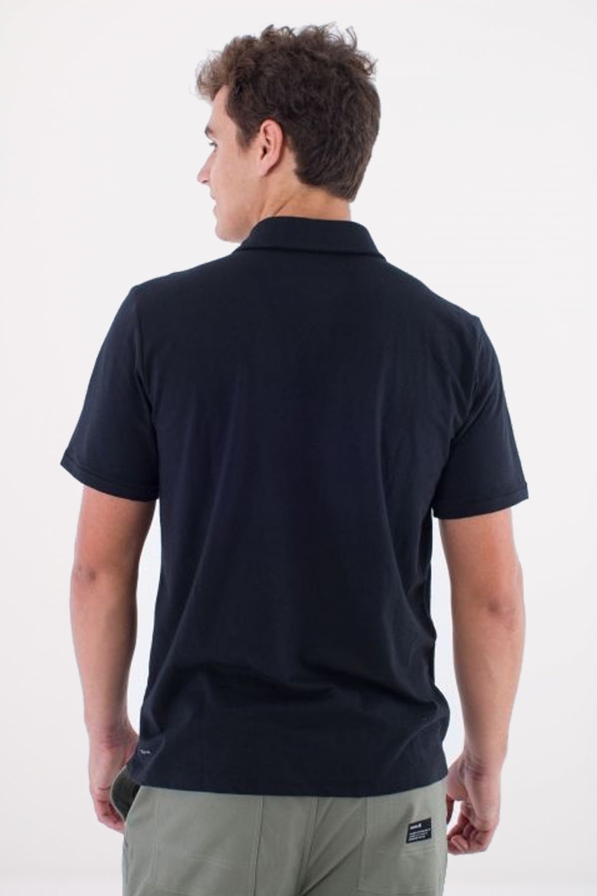 HURLEY ICON SLUB POLO SS en color AZUL (2)