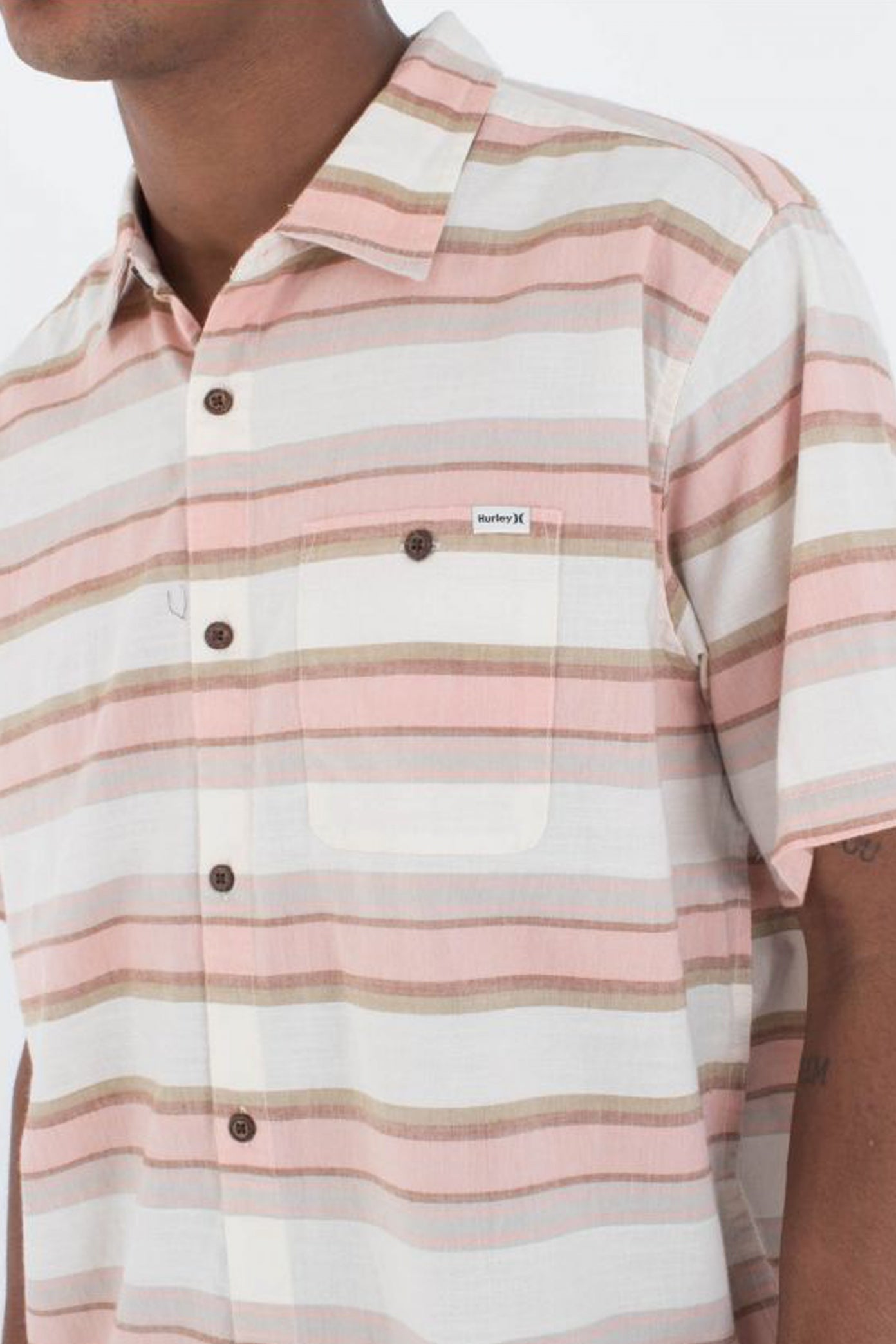 HURLEY OAO LIDO STRIPE SS en color BLANCO (4)