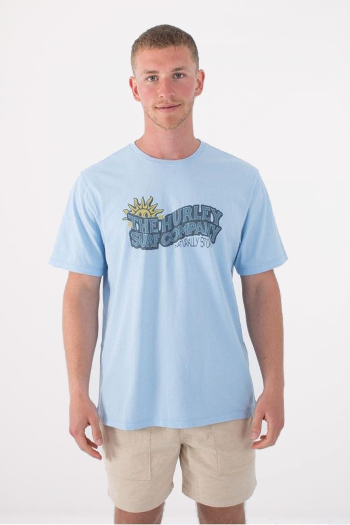 HURLEY NATURALLY STOKED SS en color AZUL (1)