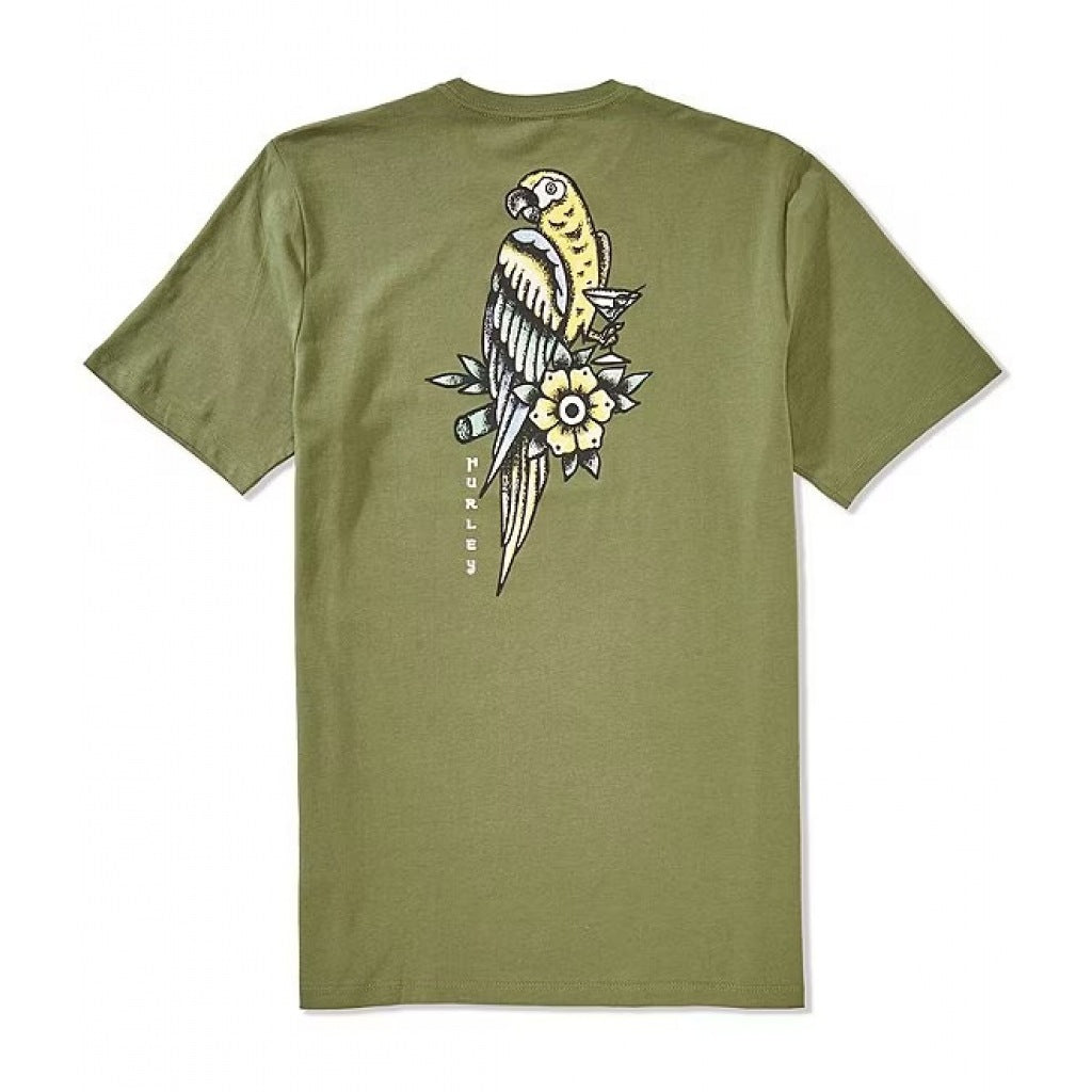 HURLEY PARROT LAD SS en color VERDE (5)