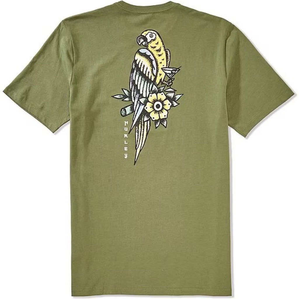 HURLEY PARROT LAD SS en color VERDE (6)