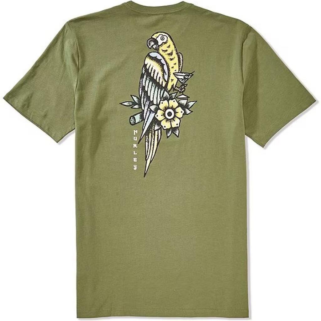 HURLEY PARROT LAD SS en color VERDE (6)