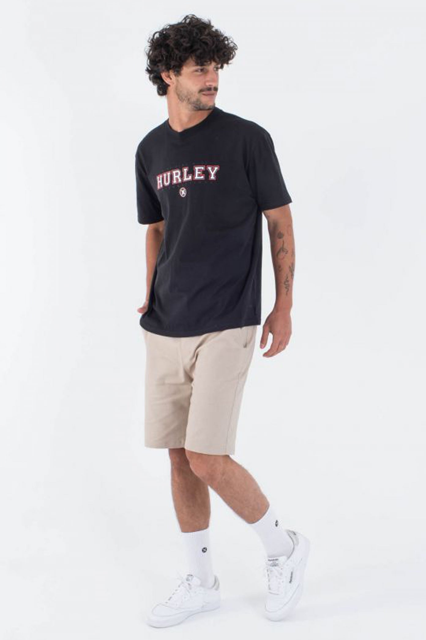 HURLEY ORGANIC BURNSIDE TEE en color AZUL (4)