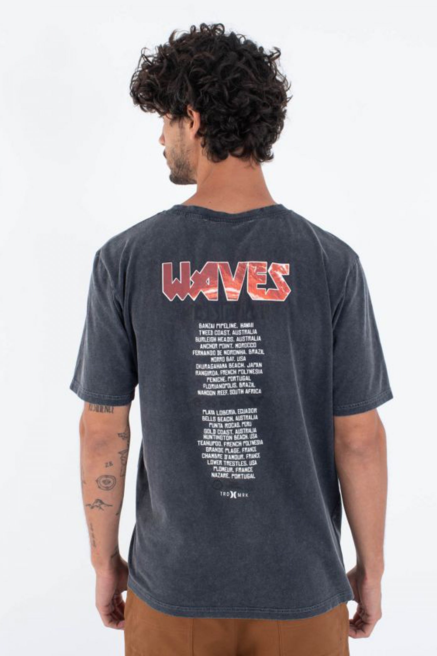 HURLEY M WAVE ADDICTION SS TEE en color GRIS (2)