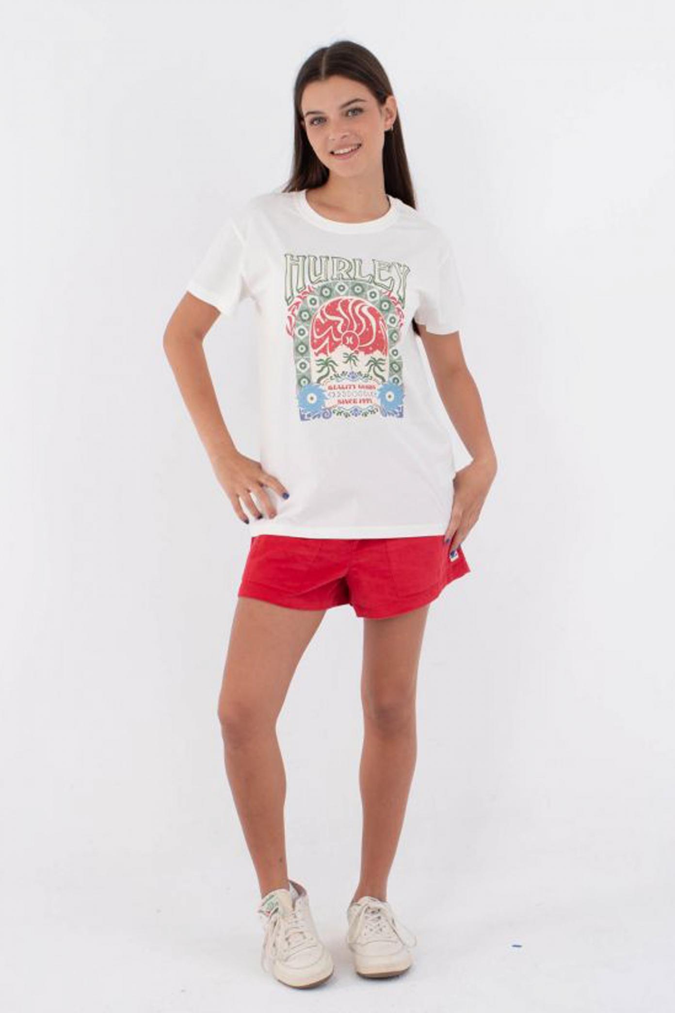 HURLEY ORGANIC MIKONOS TEE en color BLANCO (4)