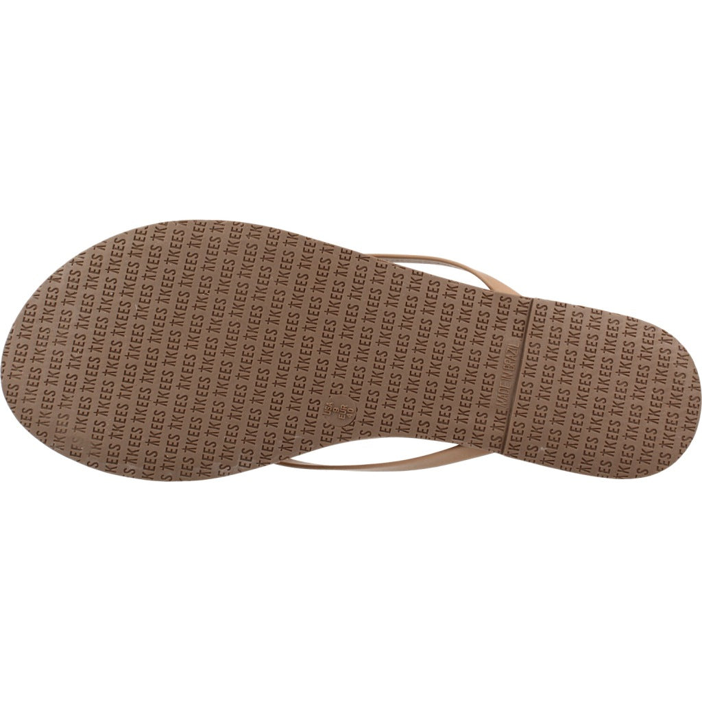 TKEES SANDALIA PLANA en color MARRON CLARO (7)