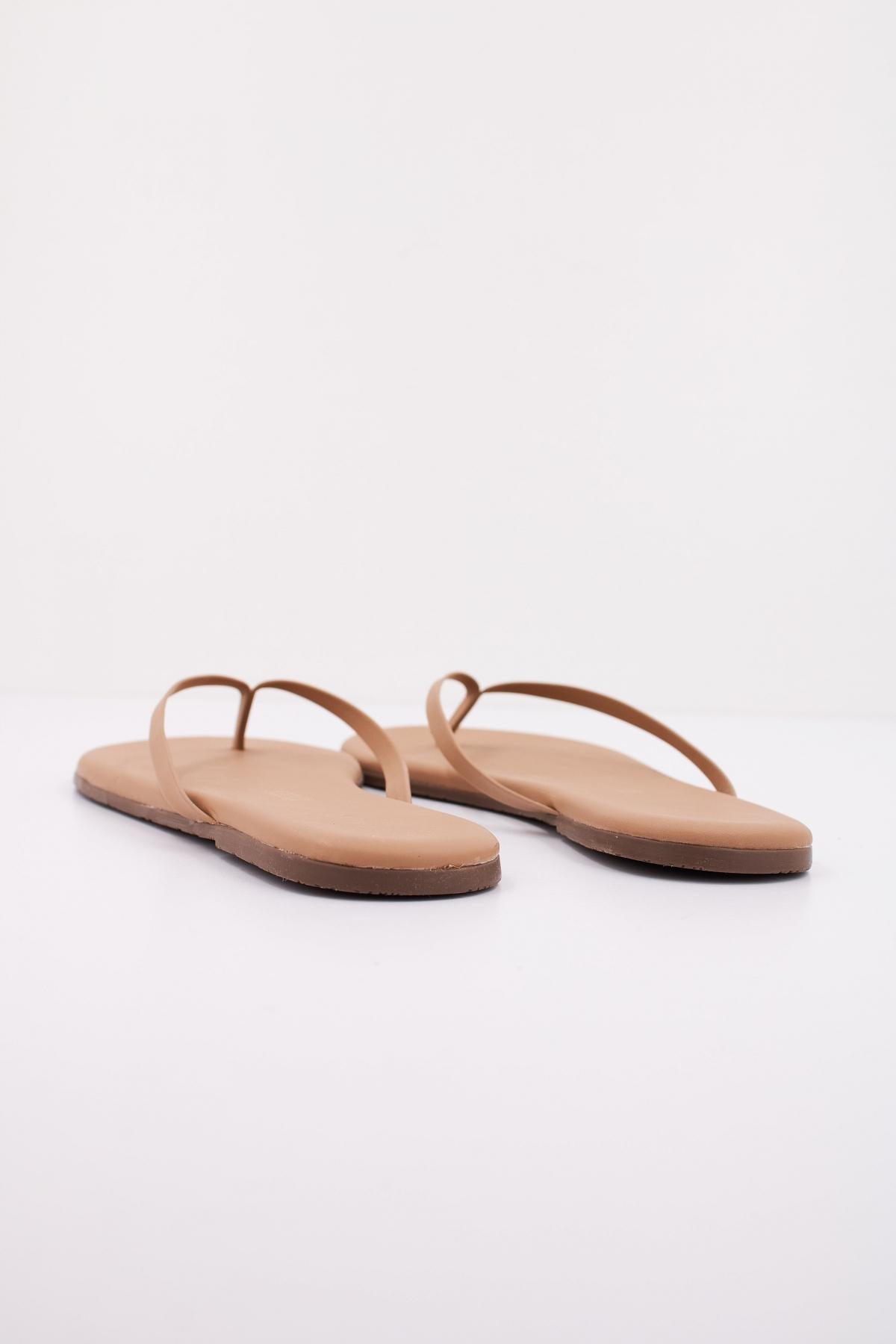 TKEES SANDALIA PLANA en color MARRON CLARO (4)