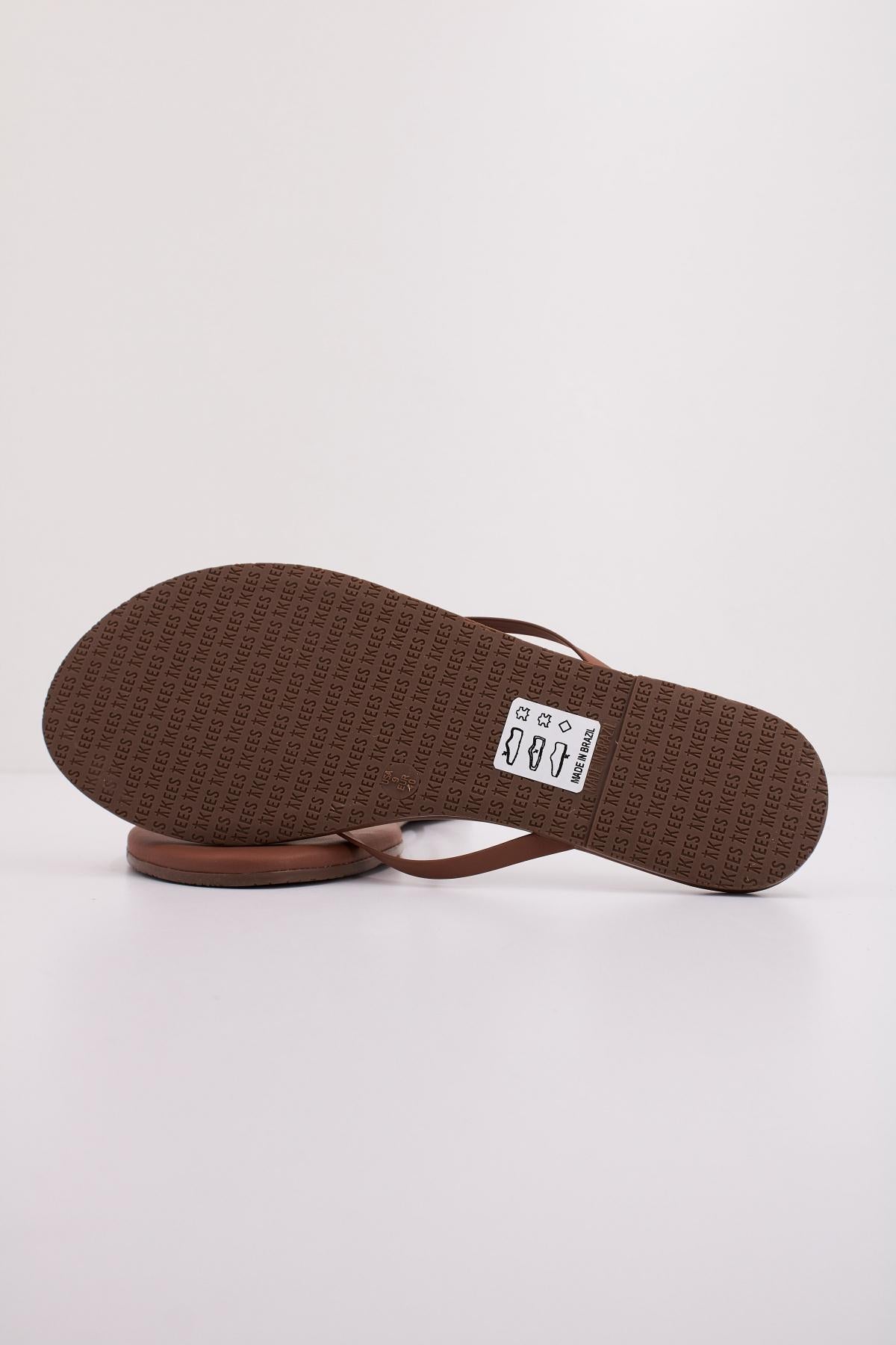 TKEES SANDALIA PLANA en color MARRON (5)
