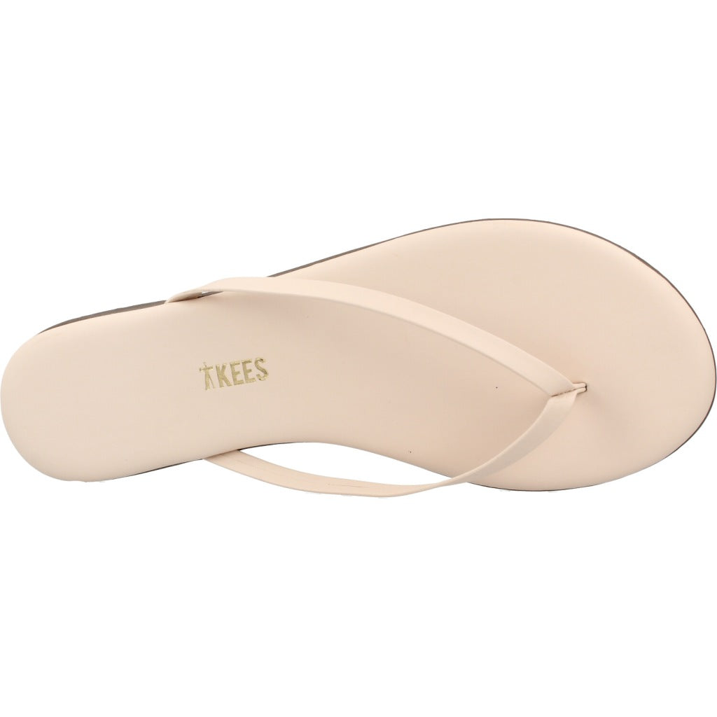 TKEES SANDALIA PLANA en color NUDE (7)