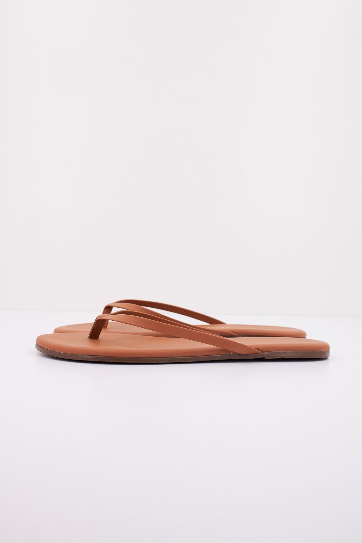 TKEES SANDALIA PLANA en color MARRON (1)