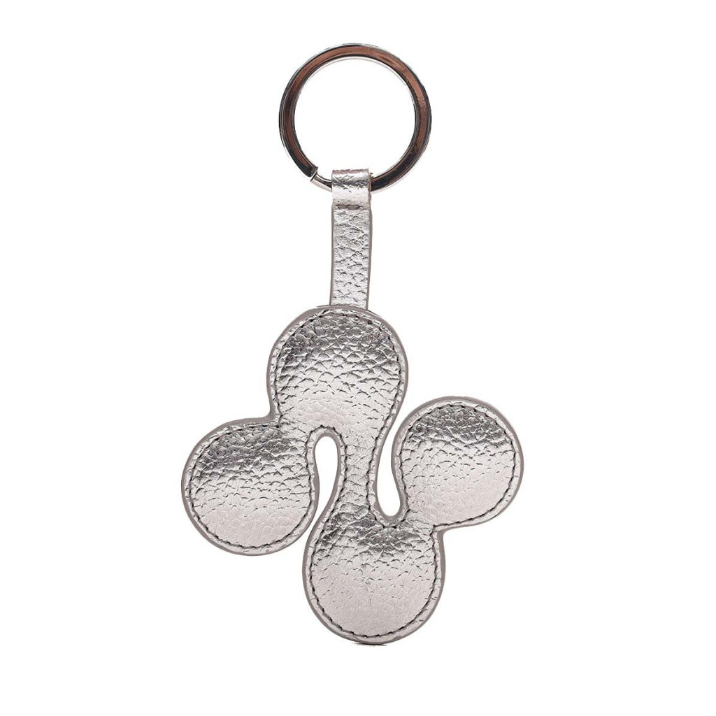 NUNOO SMALL LOGO KEYRING en color PLATA (3)