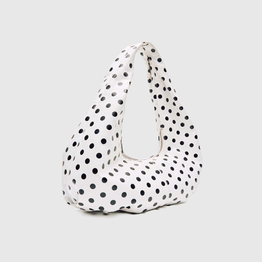 NUNOO SMALL ALMA DRAPED POLKA en color BLANCO (5)