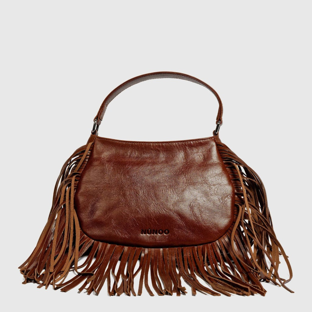 NUNOO BETTY FRINGE RIVER en color MARRON (4)