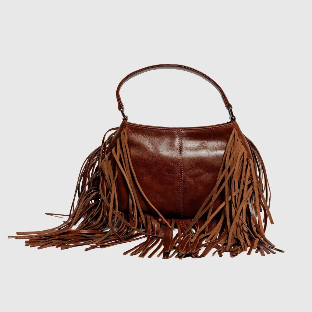 NUNOO BETTY FRINGE RIVER en color MARRON (6)