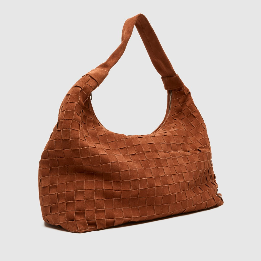 NUNOO NB MAXI DANDY BRAIDED SUEDE en color MARRON (6)