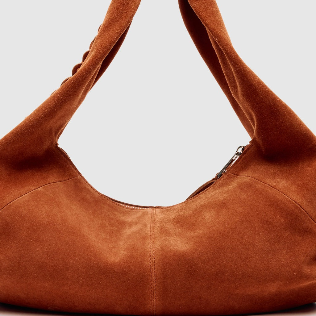 NUNOO NB SMALL ALMA SCALLOP SUEDE en color MARRON (6)