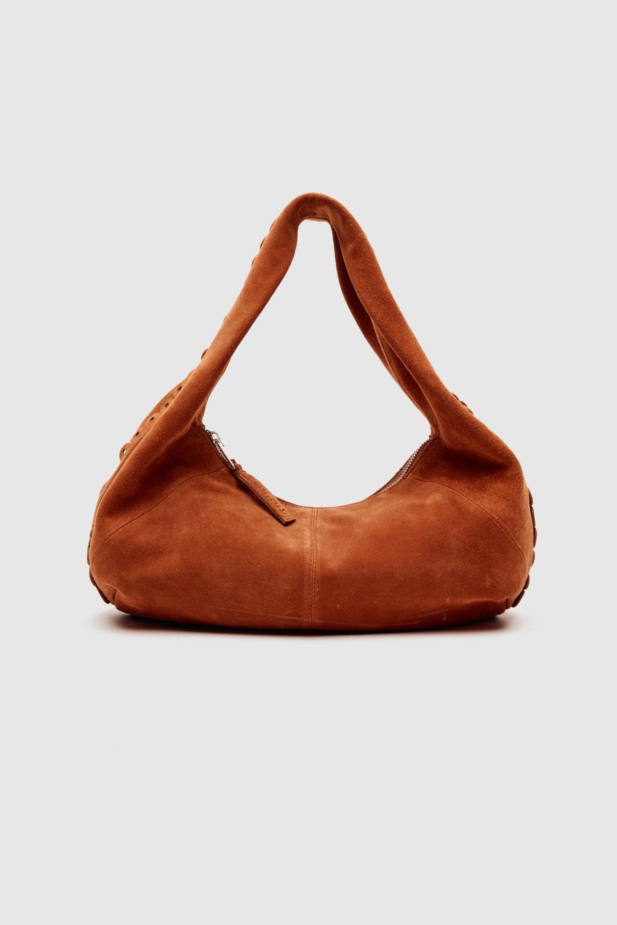 NUNOO NB SMALL ALMA SCALLOP SUEDE en color MARRON (1)