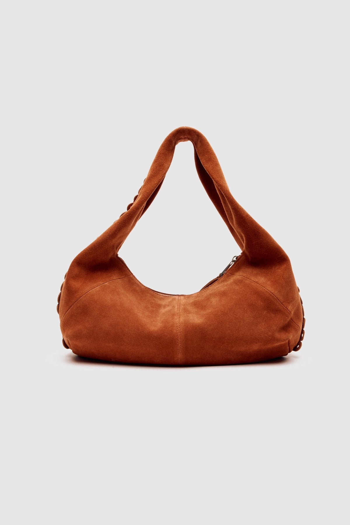 NUNOO NB SMALL ALMA SCALLOP SUEDE en color MARRON (2)