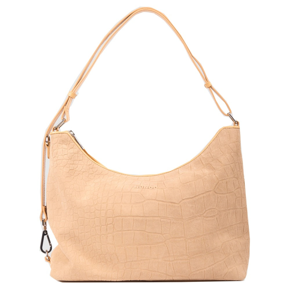NUNOO NB SMALL ALMA DRAPED SOFT en color MARRON CLARO (4)